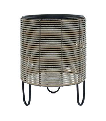 Lillepott WICKER D36xH48cm, bee˛ikashall