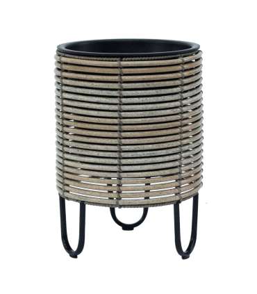 Lillepott WICKER D25xH35cm, bee˛ikashall