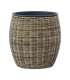 Lillepott WICKER D30xH30cm, helepruun