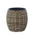 Lillepott WICKER D20xH20cm, helepruun