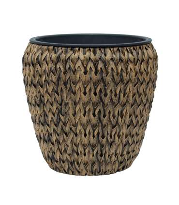 Lillepott WICKER 36x36xH36cm, pruun