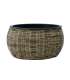 Lillepott WICKER D37xH19cm, helepruun