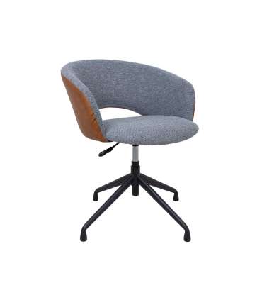 Töötool KARINA ilma ratasteta, hall/helepruun