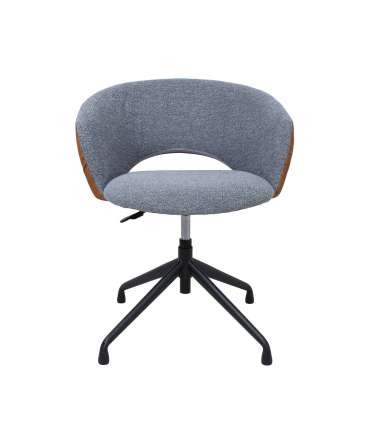 Töötool KARINA ilma ratasteta, hall/helepruun