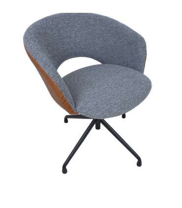 Töötool KARINA ilma ratasteta, hall/hele