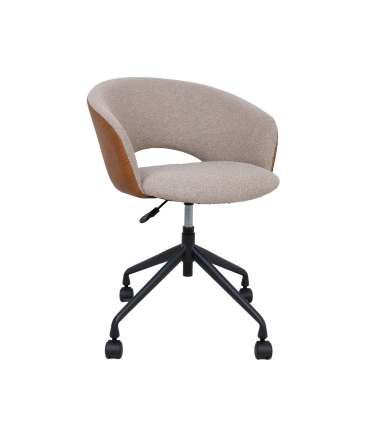 Töötool KARINA ratastega, beež/helepruun