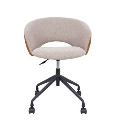 Töötool KARINA ratastega, beež/helepruun