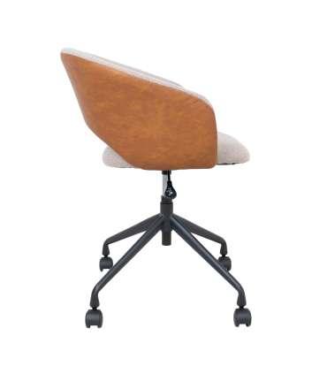 Töötool KARINA ratastega, beež/helepruun