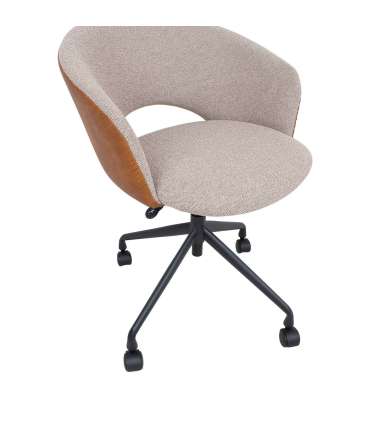 Töötool KARINA ratastega, beež/helepruun