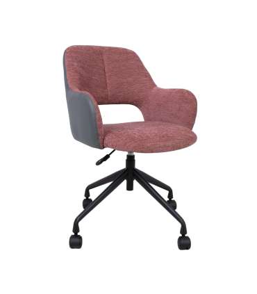 Töötool KENO ratastega, tumeroosa/hall