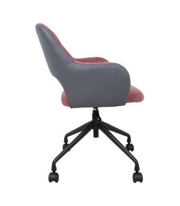 Töötool KENO ratastega, tumeroosa/hall