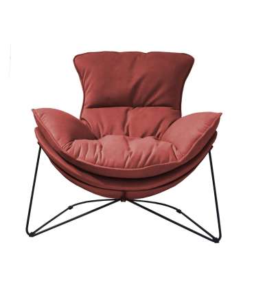 Tugitool DIVA 88x96xH84cm, telliskivipunane