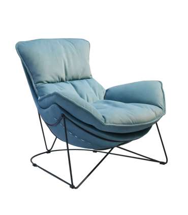 Tugitool DIVA 88x96xH84cm, hele petrool