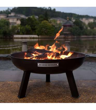Tulease WARM SEEKER D55xH35cm, must, teras