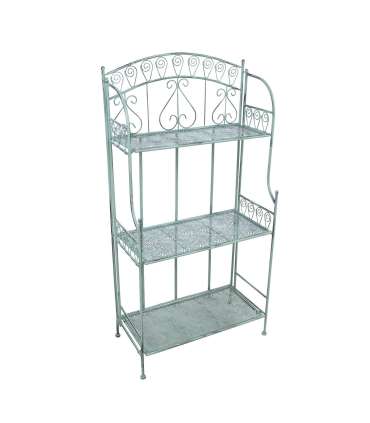 Полка MINT 62x32xH117см, антично-зеленая