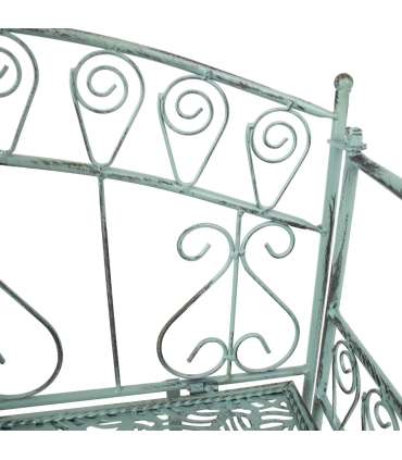 Riiul MINT 59x31xH117cm, antiikroheline, sepistatud metall