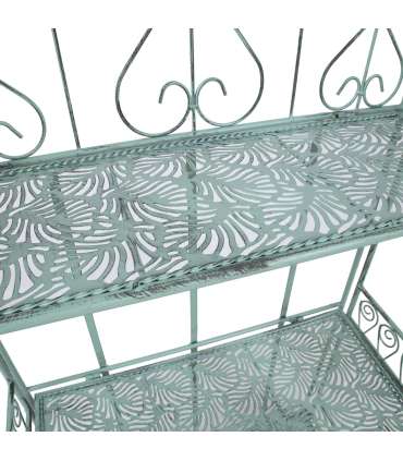 Riiul MINT 59x31xH117cm, antiikroheline, sepistatud metall