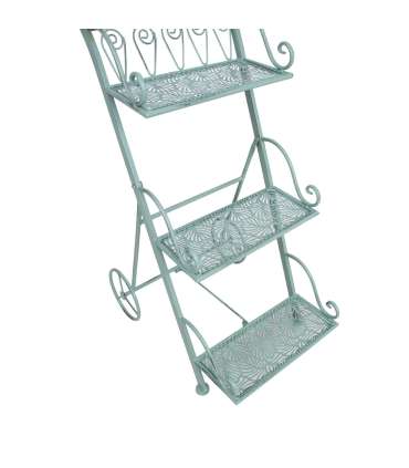 Riiul MINT 34x50xH81cm, antiikroheline, sepistatud metall