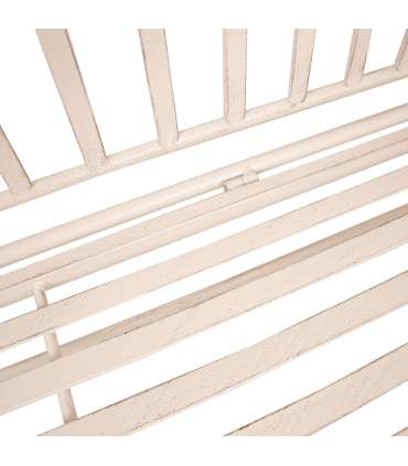 Pink JASMINE 103x50xH93cm, antiikvalge metall