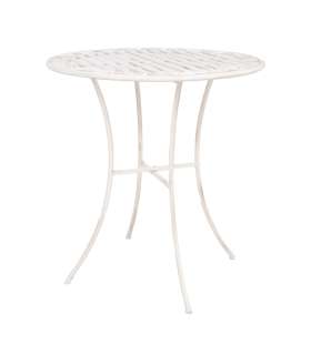 Laud JASMINE D70xH75cm, antiikvalge meta