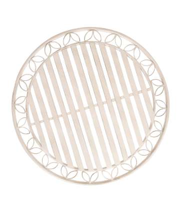 Laud JASMINE D70xH75cm, antiikvalge meta