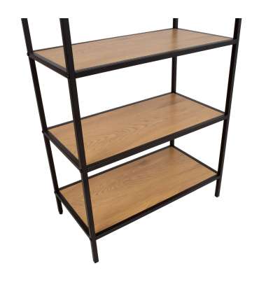 Riiul HEDVIG 63x33xH152cm, saar/must