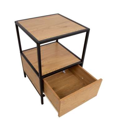 Abilaud/öökapp HEDVIG 40x40xH59cm, saar/