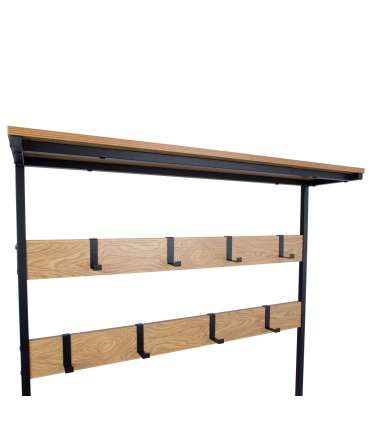 Esikuriiul HEDVIG 100x36xH180cm, saar/must