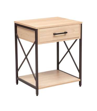 Abilaud/öökapp HEDVIG 48x40xH60cm, saar/