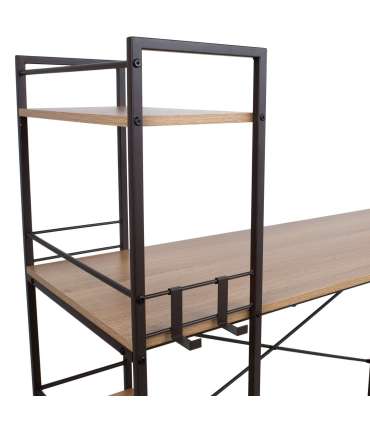 Kirjutuslaud STUDY 120x51xH120cm, tamm/pruun