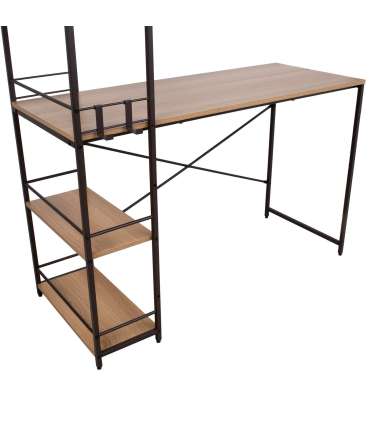 Kirjutuslaud STUDY 120x51xH120cm, tamm/pruun