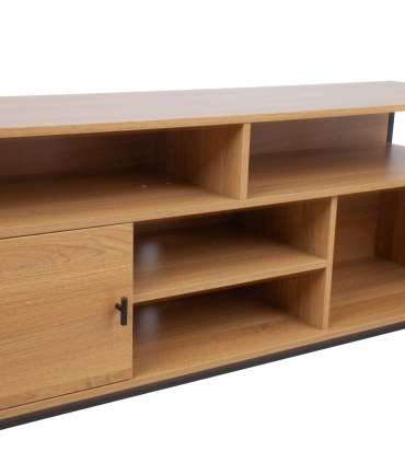 TV laud STUDY 150x40xH54cm, tamm/must