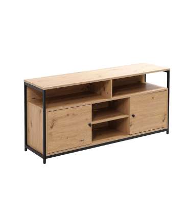 TV laud STUDY 120x40xH54cm, tamm/must