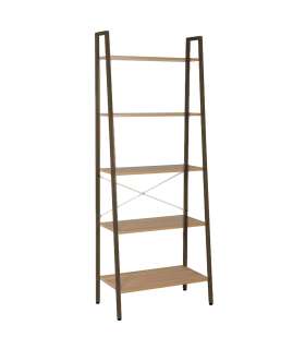 Riiul SANCIA 64x34xH164cm, tamm/pruun