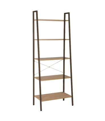 Riiul SANCIA 64x34xH164cm, tamm/pruun