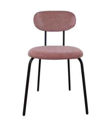 Tool KATO 42x48xH79cm, lillakasroosa velvet