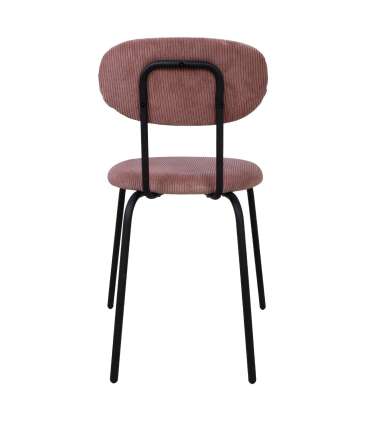 Tool KATO 42x48xH79cm, lillakasroosa velvet