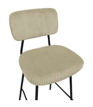 Baaritool KEIU 46x49xH107cm, helebeež velvet