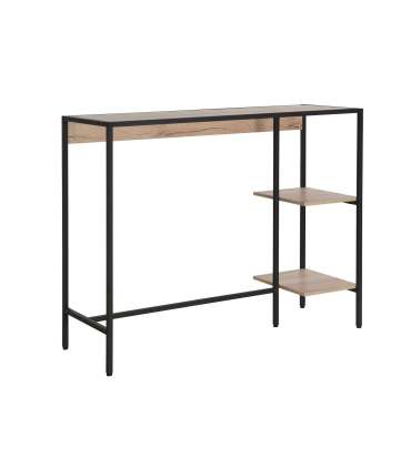 Baarikomplekt HEDVIG laud ja 2 baaripukki, saar/must