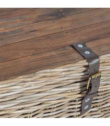 Kirst-diivanilaud EGROS 120x60xH39cm, naturaalne rotang