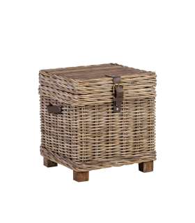 Kirst-abilaud EGROS 42x42xH43cm, naturaalne rotang