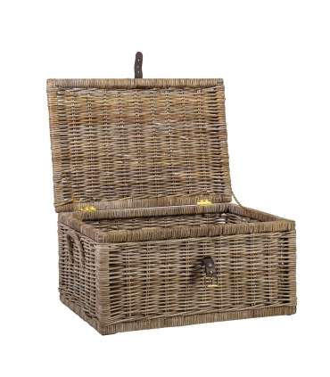 Korv KLAY kaanega 76x53xH36cm, naturaalne rotang