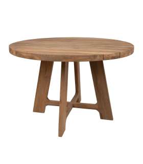 Laud KATALINA D120xH78cm, taaskasutatud tiikpuu