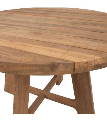 Laud KATALINA D120xH78cm, taaskasutatud tiikpuu