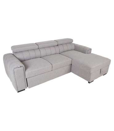 Nurgadiivanvoodi ODELIA PN 252x165xH82/100cm, hall