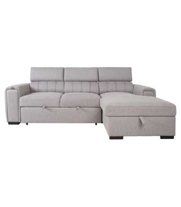 Nurgadiivanvoodi ODELIA PN 252x165xH82/100cm, hall