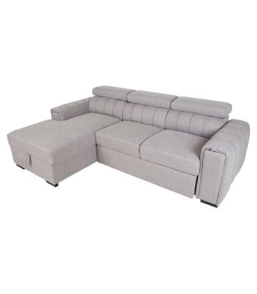 Nurgadiivanvoodi ODELIA VN 252x165xH82/100cm, hall