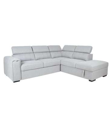 Nurgadiivanvoodi ODELIA-2 PN 263x227xH81/97cm, hall