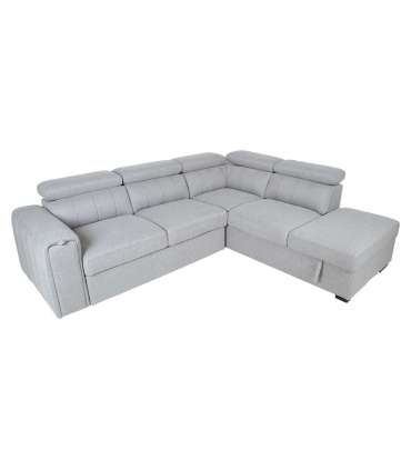 Nurgadiivanvoodi ODELIA-2 PN 263x227xH81/97cm, hall