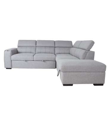 Nurgadiivanvoodi ODELIA-2 PN 263x227xH81/97cm, hall